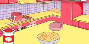 Mia Cooking Peach Flan