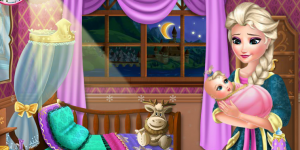 Elsa Frozen Baby Feeding